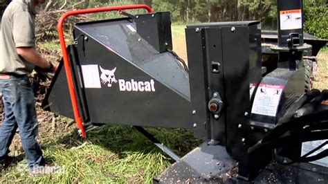 cat skid steer chipper attachment|bobcat skid steer wood chipper.